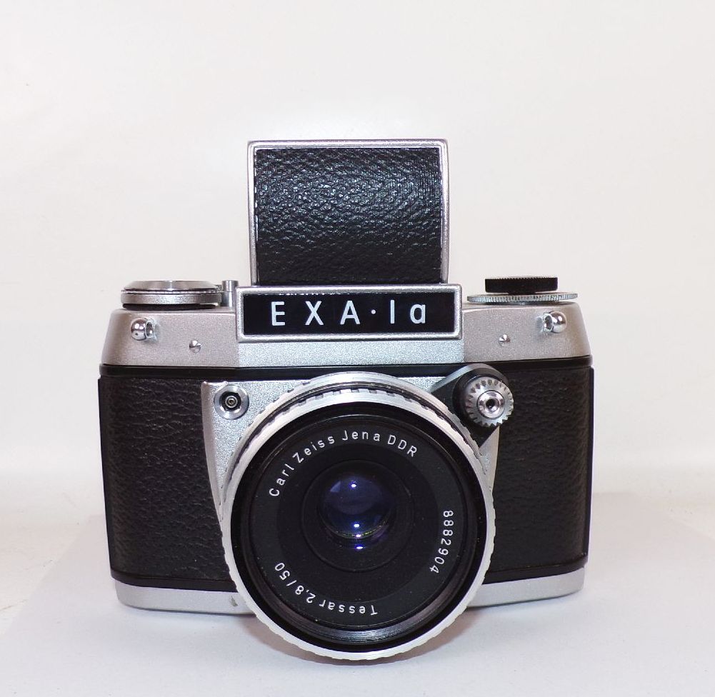 EXA 1a Spiegelreflexkamera Carl Zeiss Jena Objektiv Tessar 