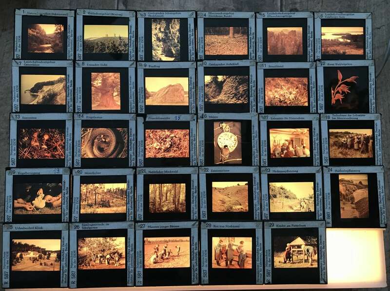 Foto Lehrmaterial Glasdias Länder Lehrmittel Sowjetunion DDR Deutschland Dias