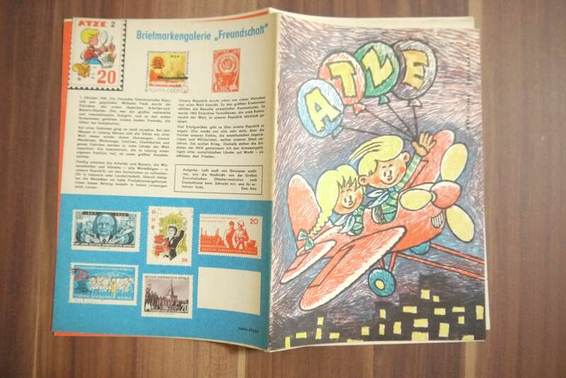 Atze 1966 DDR Comic Heft 10 Sowas muss man rot anstreichen