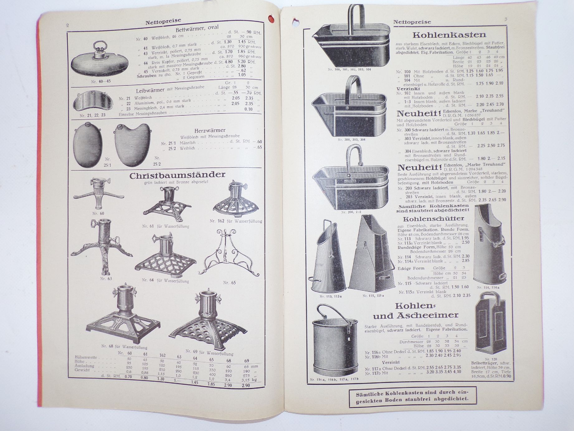 2 x Katalog Otto Hager Breslau Königsberg Emaille Waren Sturmlaterne Haushaltswaren 1930 2 x Katalog Otto Hager Breslau Königsberg Emaille Waren Sturmlaterne Haushaltswaren 1930