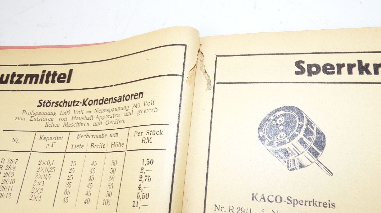 Alter Katalog Bernhard Wedler Breslau Radio Elektroteile und Zubehör 1937 Lampen