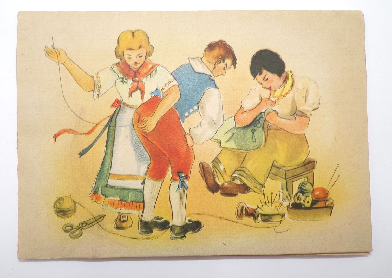 Alte Nadelmappe Ich Nadeln needles Pop Up 3 D Kindermotiv Alte Nadelmappe Ich Nadeln needles Pop Up 3 D Kindermotiv