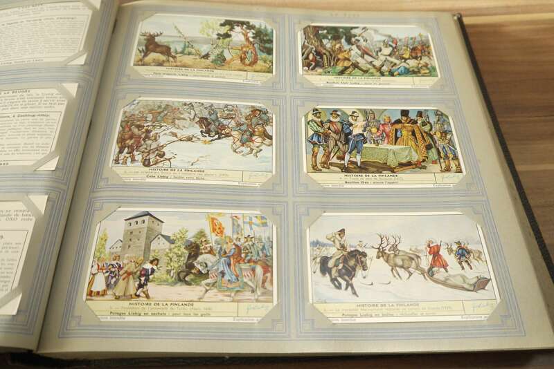 Liebig Sammelalbum Chromo ca 50 Seiten 300 Sammelbilder