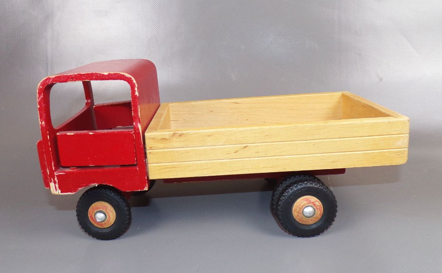 Alter Holz LKW Kipper Holzspielzeug DDR