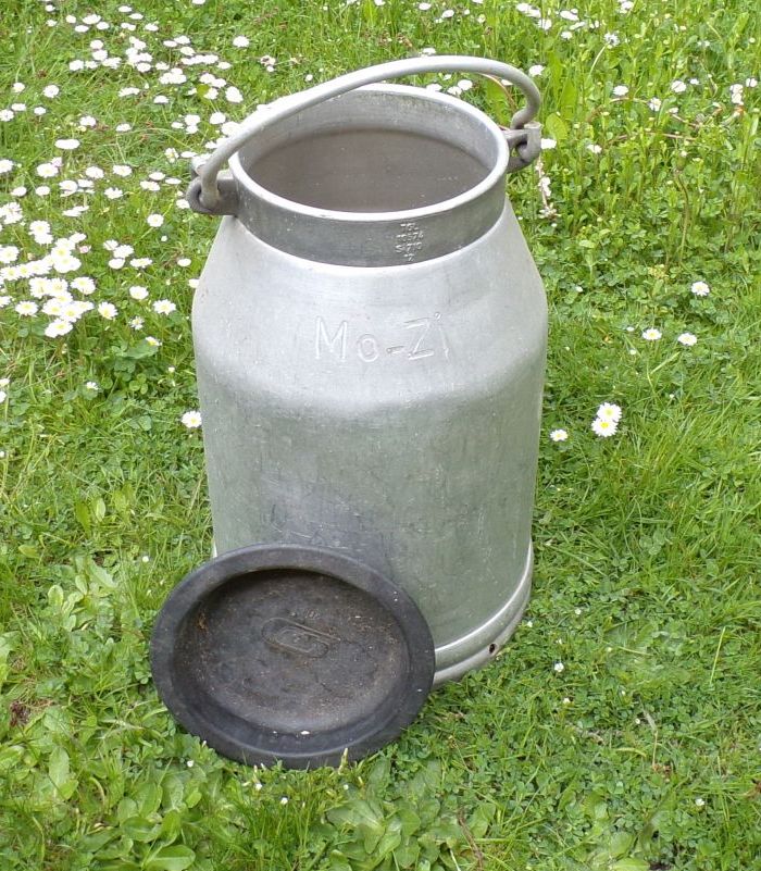 Milchkanne 20 Liter Aluminium DDR Landhaus Deko Vintage