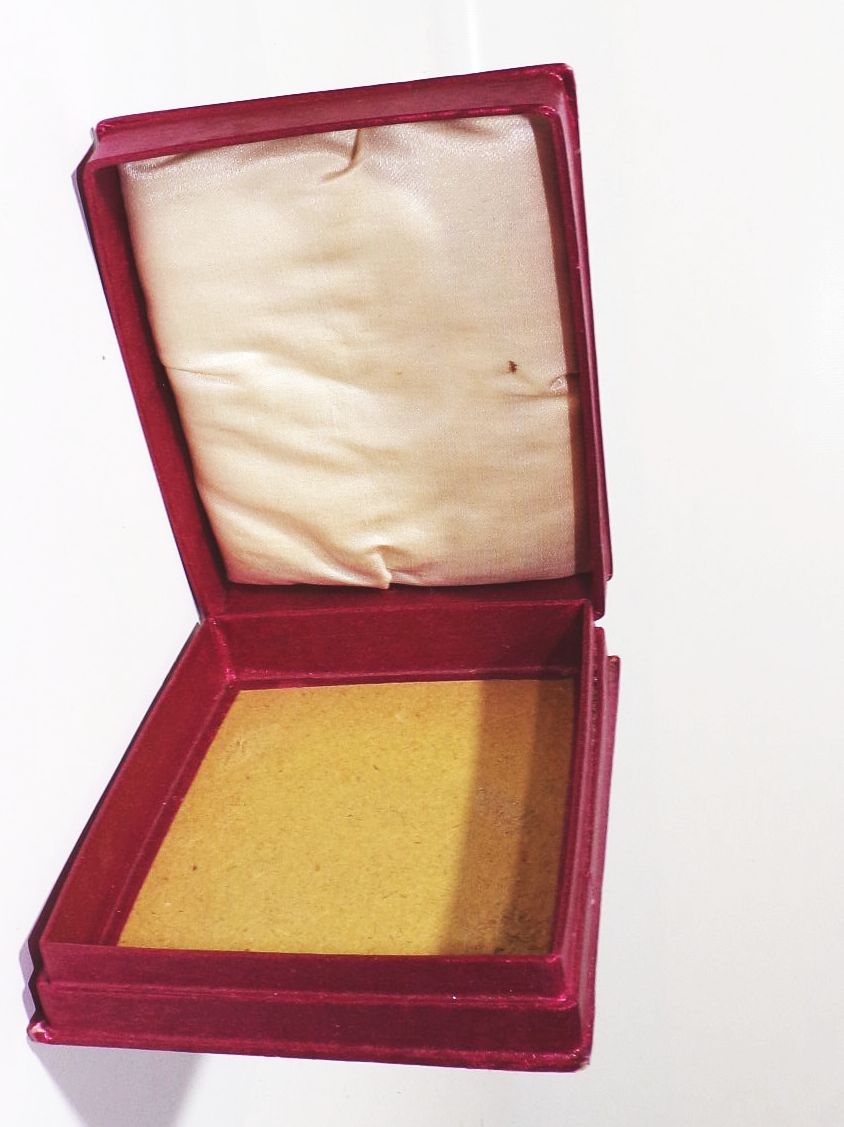 Uhren Etui Lentz Ostrowo Glashütte Pappdose um 1900