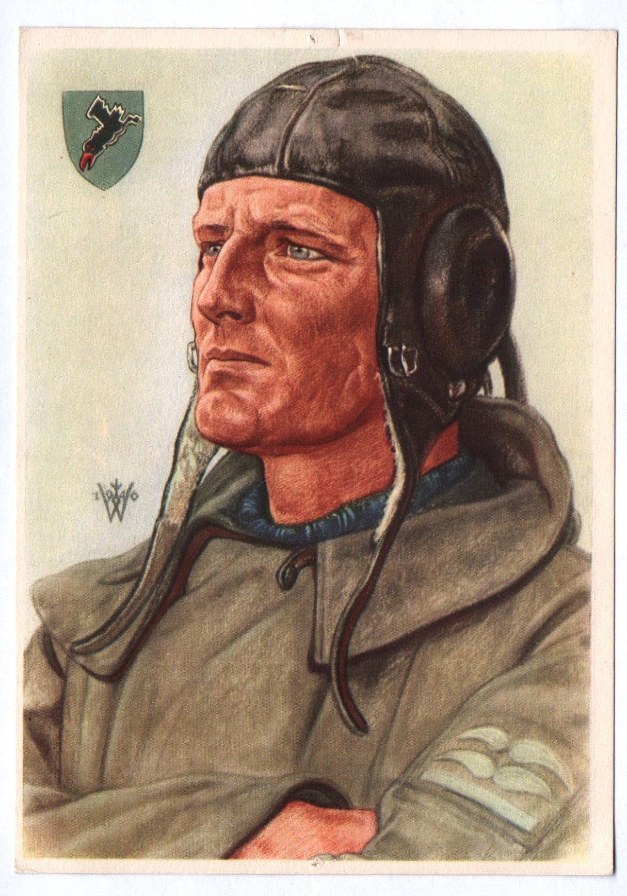 Propaganda Ak Willrich 1940 Stukaflieger Propaganda Ak Willrich 1940 Stukaflieger