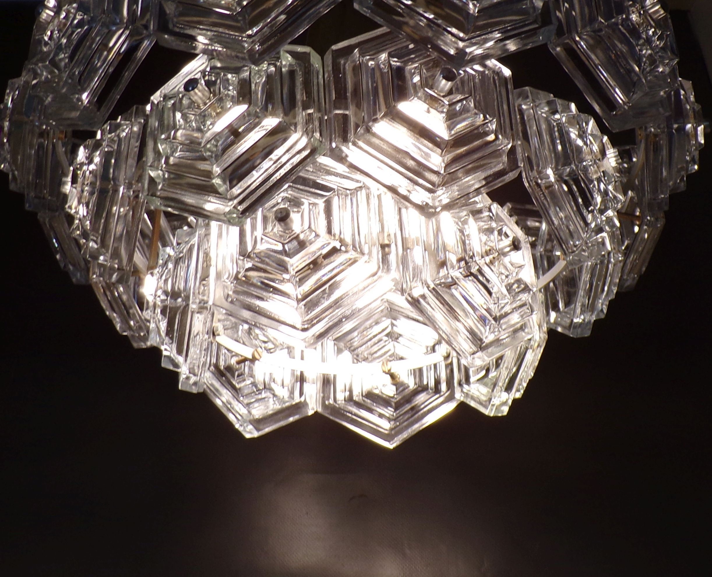 Deckenleuchte Sputnik 70er Jahre VEB Kristallleuchte Ebersbach Vintage Lampe Deckenleuchte Sputnik 70er Jahre VEB Kristallleuchte Ebersbach Vintage Lampe