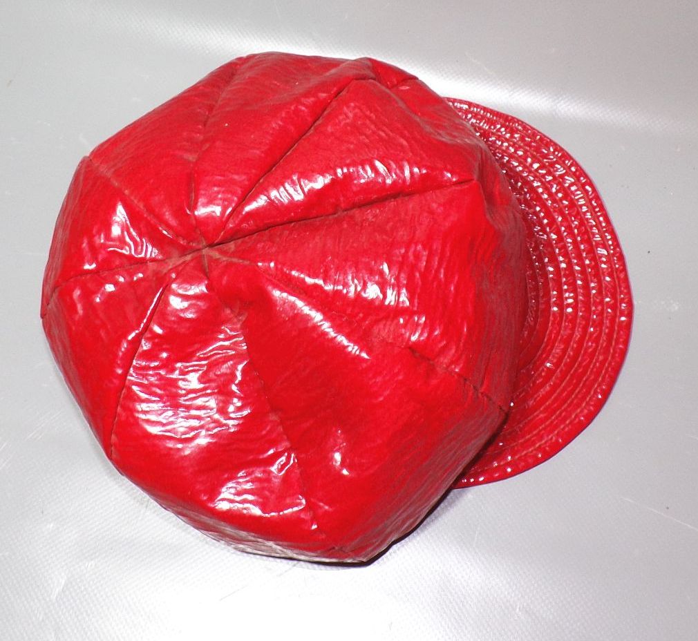 DDR Mütze Rot Igelit Größe 54 Retro Vintage 