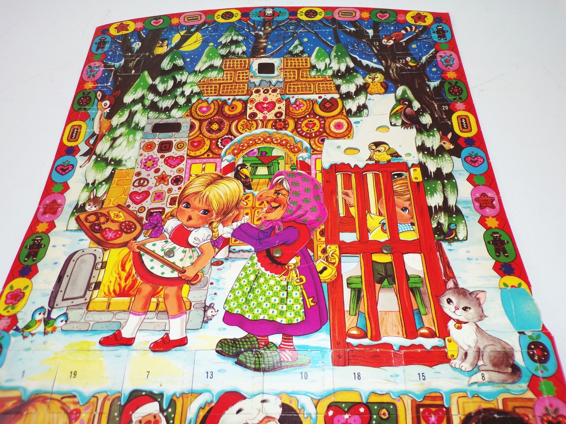 Alter Pea Adventskalender Hänsel und Gretel 3 D Effekt 