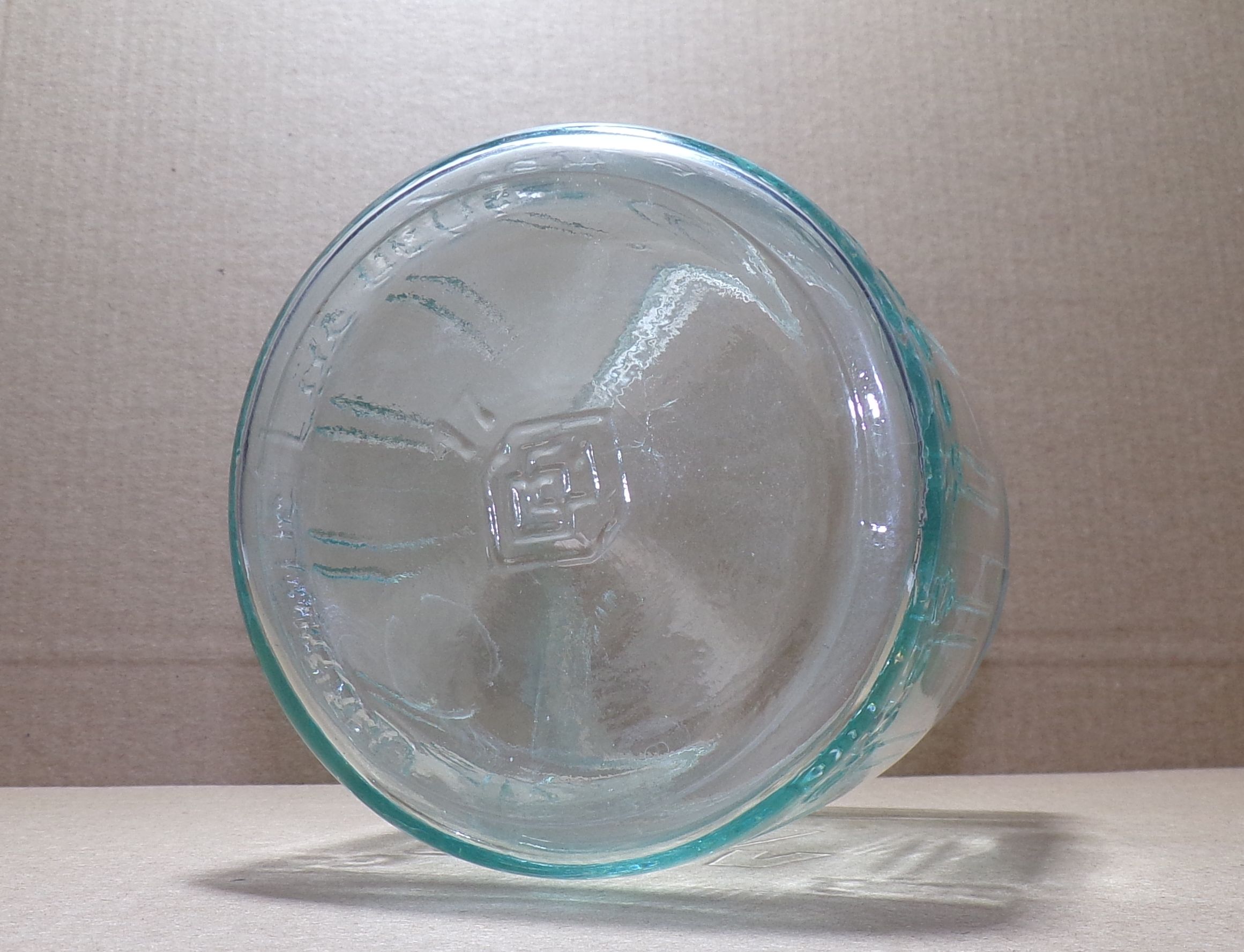 Altes Honig Glas VEAB Imker echter deutscher Honig 1950er Honigglas