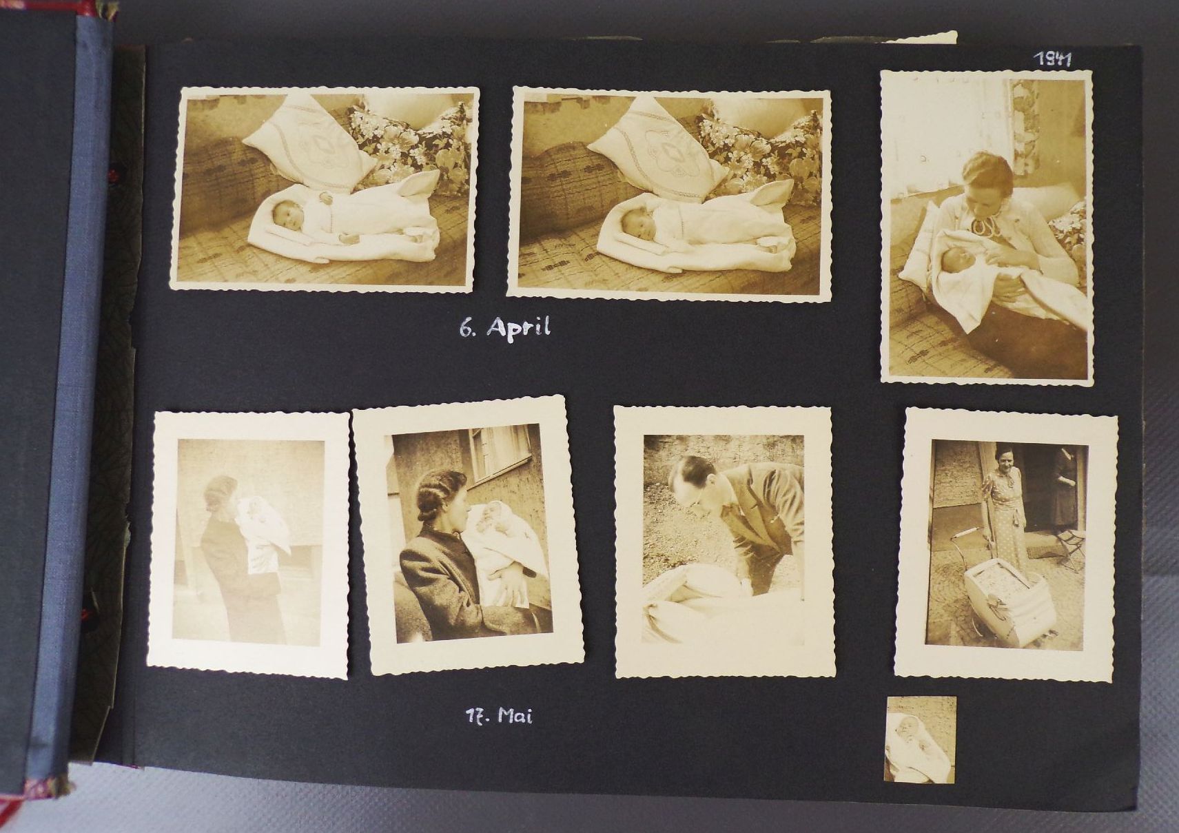 Altes Fotoalbum Kinderheit Urlaub Trassenheide VW Käfer Auto Altes Fotoalbum Kinderheit Urlaub Trassenheide VW Käfer Auto