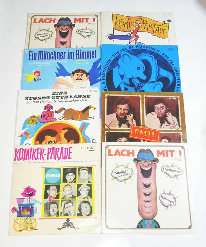 Sammlung Scherz Comedian Vinyl Litera DDR Herricht Preil Speibl Hurvinek
