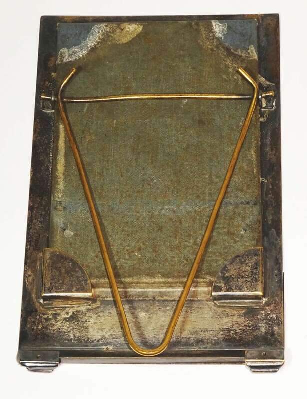 Jugendstil Bilderrahmen Stehbilderrahmen Messing 1910er Deko Rahmen Fotorahmen 