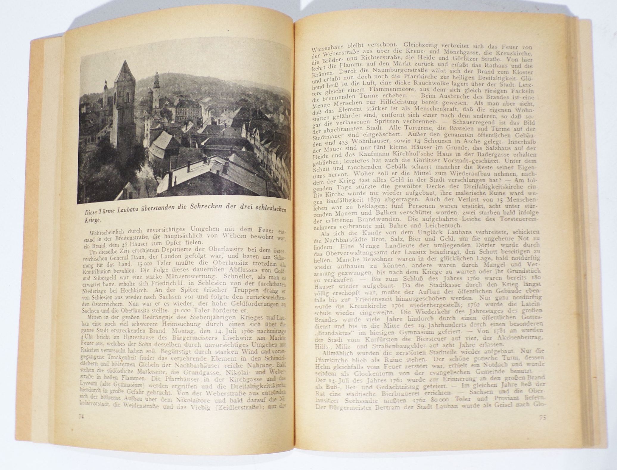 Chronik der Sechsstadt Lauban Fritz Bertram Schlesien 1951