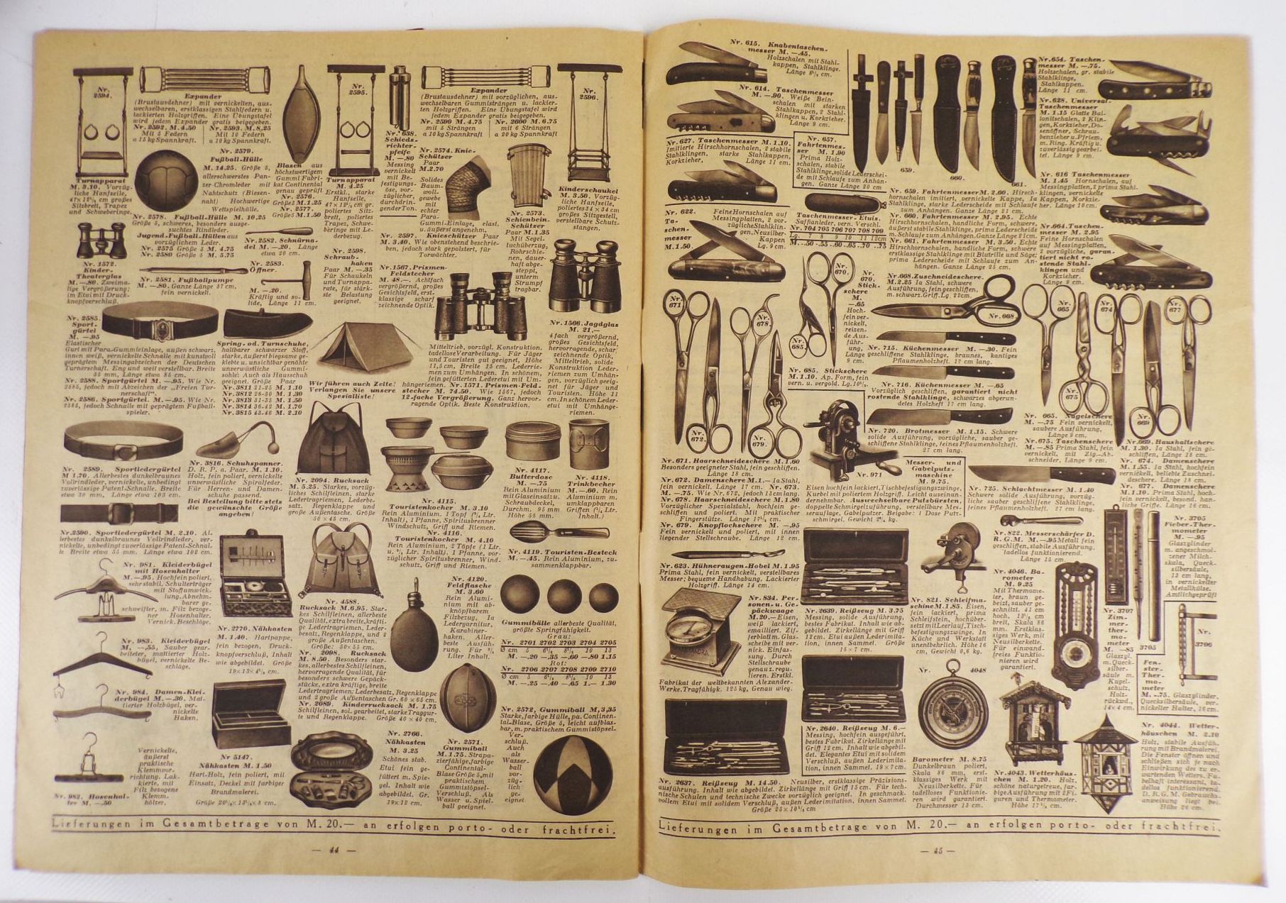 Sigurd Kassel Katalog Fahrräder Musikinstrumente Werkzeug 1931 Sigurd Kassel Katalog Fahrräder Musikinstrumente Werkzeug 1931