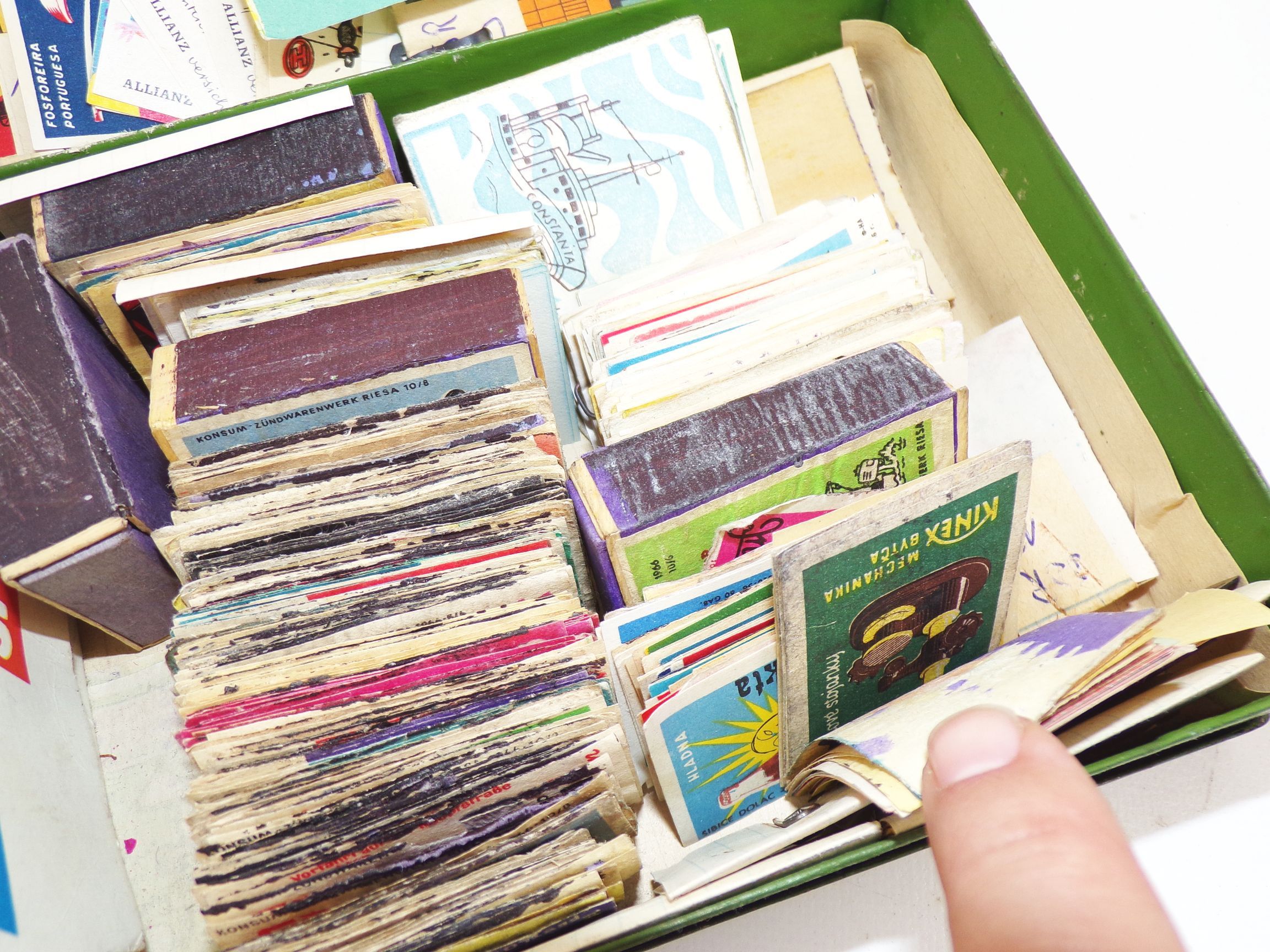 Konvolut Streichholzetiketten DDR CSSR Sowjetunion Sammler Fundgrube