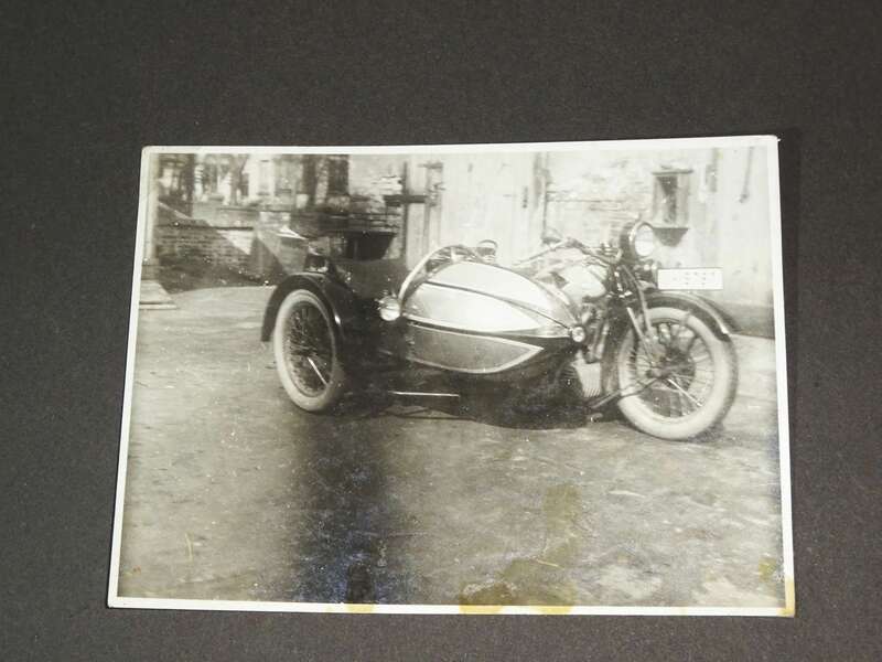 Altes Fotoalbum Autos Motorräder Ausflüge Fotos 