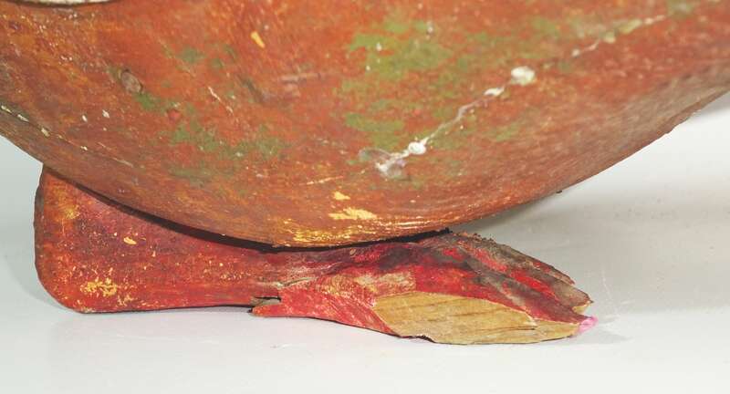 Uralte Lockente Holz Ente Jagd Attrappe Lockvogel Sammler 