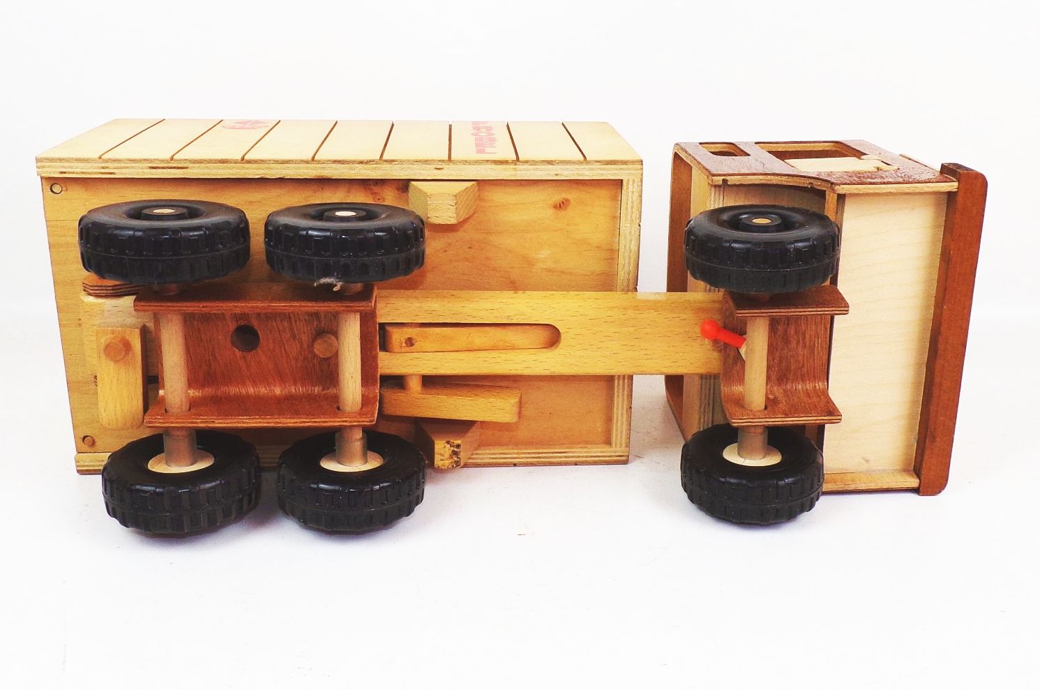 Vero Fröbel LKW Kipper Laster Holzspielzeug DDR