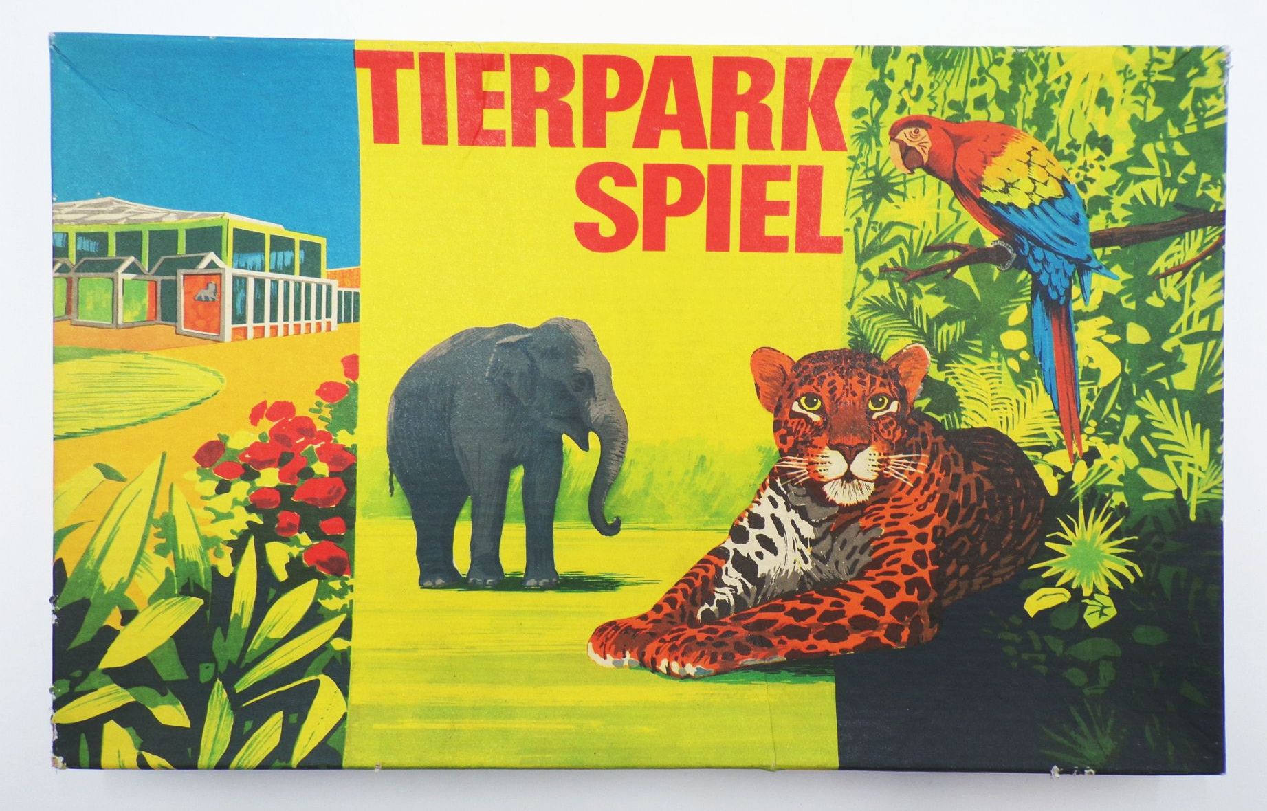 Spika Brettspiel Tierparkspiel 1973 DDR