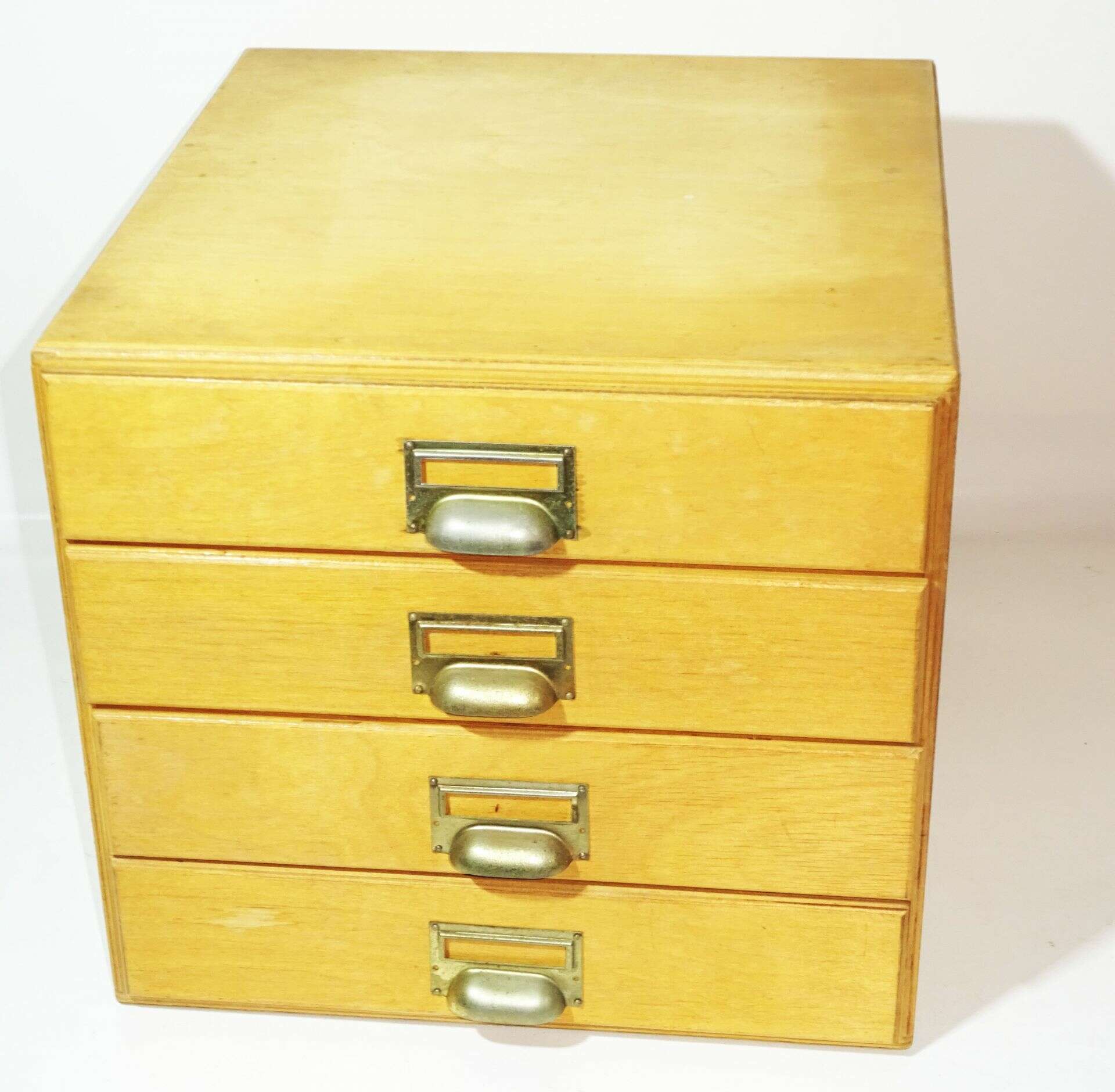 Alter Schubladenschrank 4 Schubladen Dia Schrank Vintage Deko Loft 12509